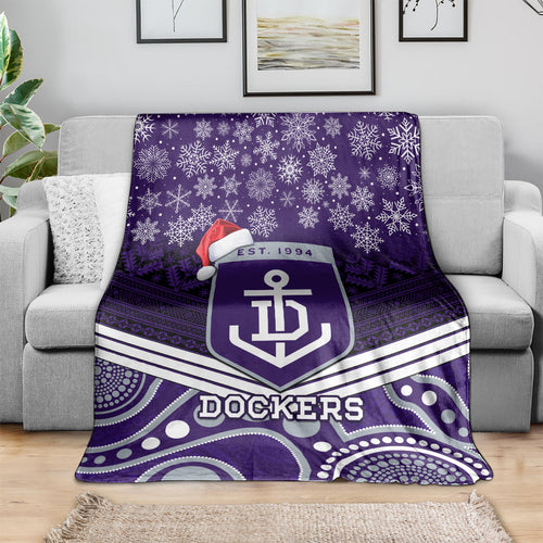 custom-dockers-football-christmas-blanket-merry-xmas-2023-mix-aboriginal-art