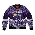 custom-dockers-football-christmas-bomber-jacket-merry-xmas-2023-mix-aboriginal-art