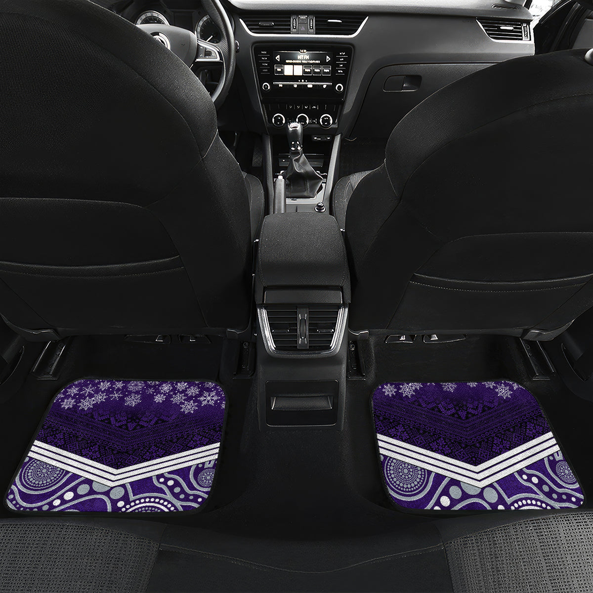 custom-dockers-football-christmas-car-mats-merry-xmas-2023-mix-aboriginal-art