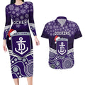 custom-dockers-football-christmas-couples-matching-long-sleeve-bodycon-dress-and-hawaiian-shirt-merry-xmas-2023-mix-aboriginal-art
