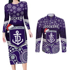 custom-dockers-football-christmas-couples-matching-long-sleeve-bodycon-dress-and-long-sleeve-button-shirt-merry-xmas-2023-mix-aboriginal-art