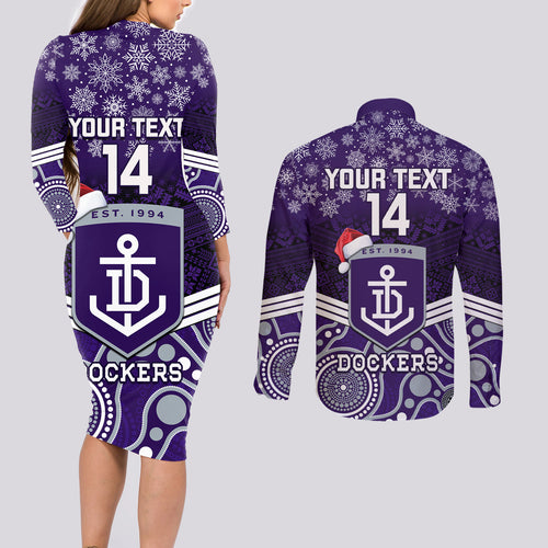 custom-dockers-football-christmas-couples-matching-long-sleeve-bodycon-dress-and-long-sleeve-button-shirt-merry-xmas-2023-mix-aboriginal-art
