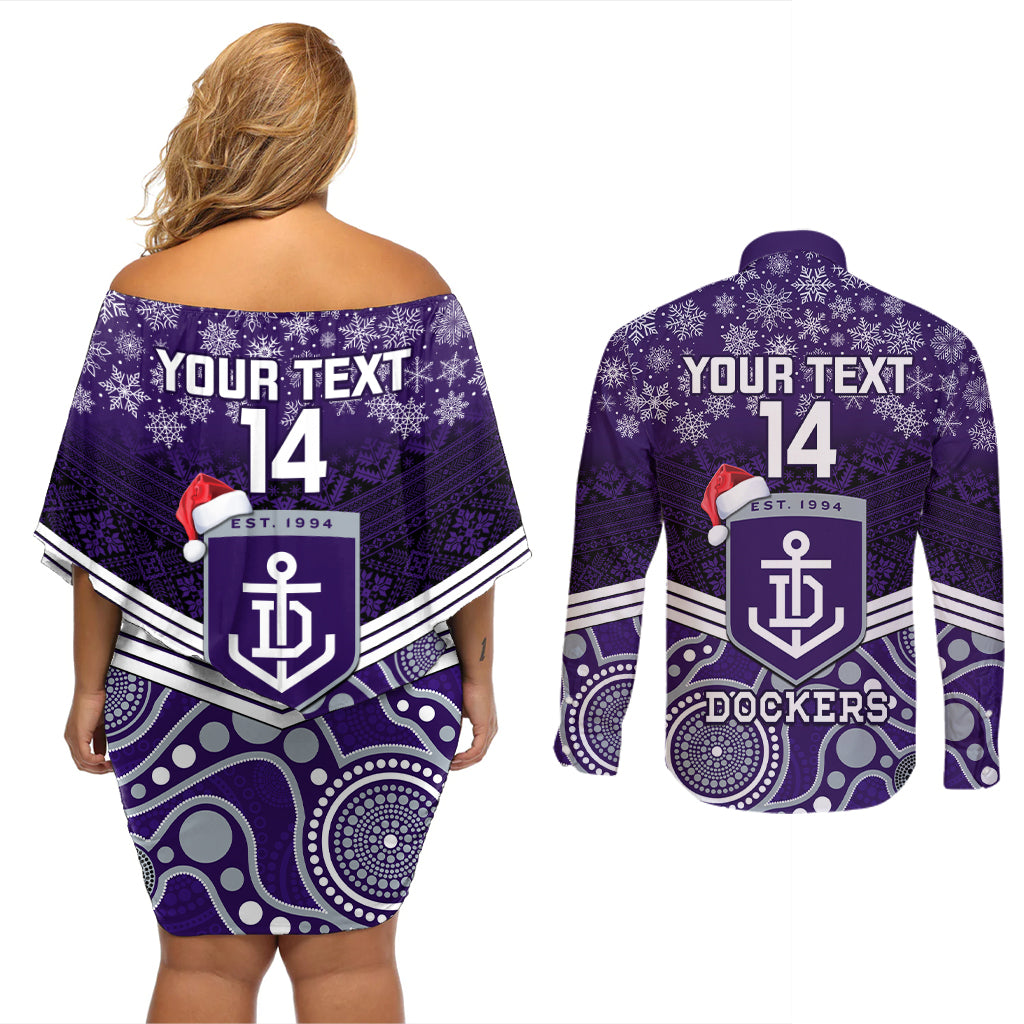 custom-dockers-football-christmas-couples-matching-off-shoulder-short-dress-and-long-sleeve-button-shirt-merry-xmas-2023-mix-aboriginal-art
