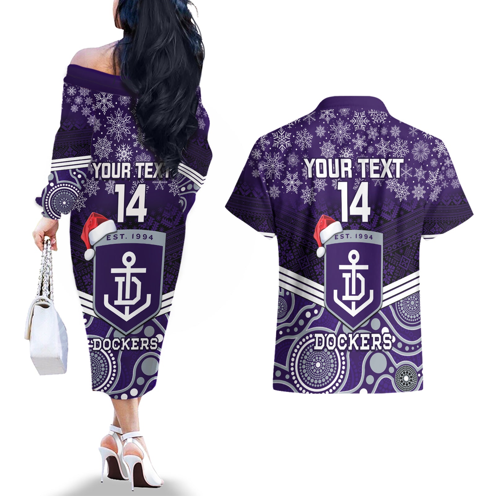 custom-dockers-football-christmas-couples-matching-off-the-shoulder-long-sleeve-dress-and-hawaiian-shirt-merry-xmas-2023-mix-aboriginal-art