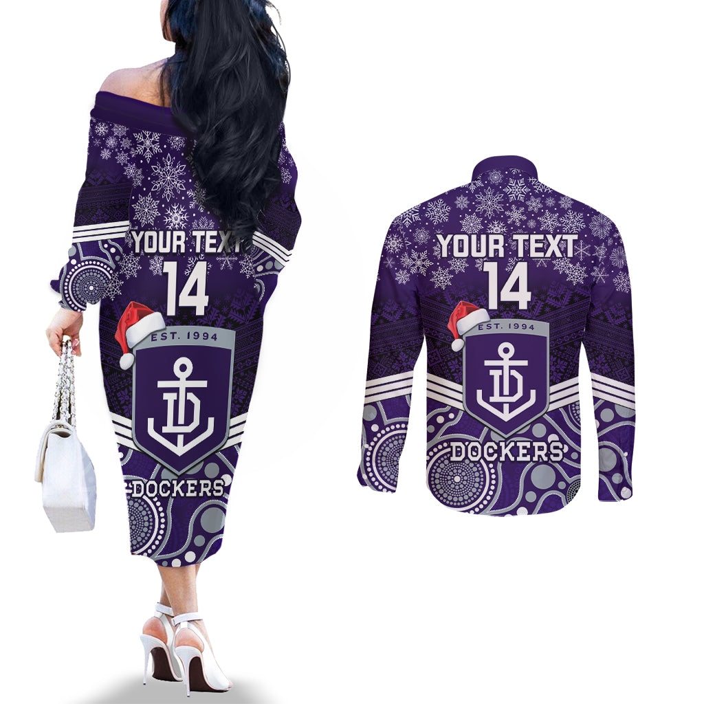 custom-dockers-football-christmas-couples-matching-off-the-shoulder-long-sleeve-dress-and-long-sleeve-button-shirt-merry-xmas-2023-mix-aboriginal-art