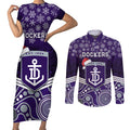 custom-dockers-football-christmas-couples-matching-short-sleeve-bodycon-dress-and-long-sleeve-button-shirt-merry-xmas-2023-mix-aboriginal-art