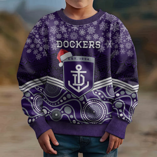 custom-dockers-football-christmas-kid-ugly-christmas-sweater-merry-xmas-2023-mix-aboriginal-art