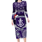 custom-dockers-football-christmas-long-sleeve-bodycon-dress-merry-xmas-2023-mix-aboriginal-art