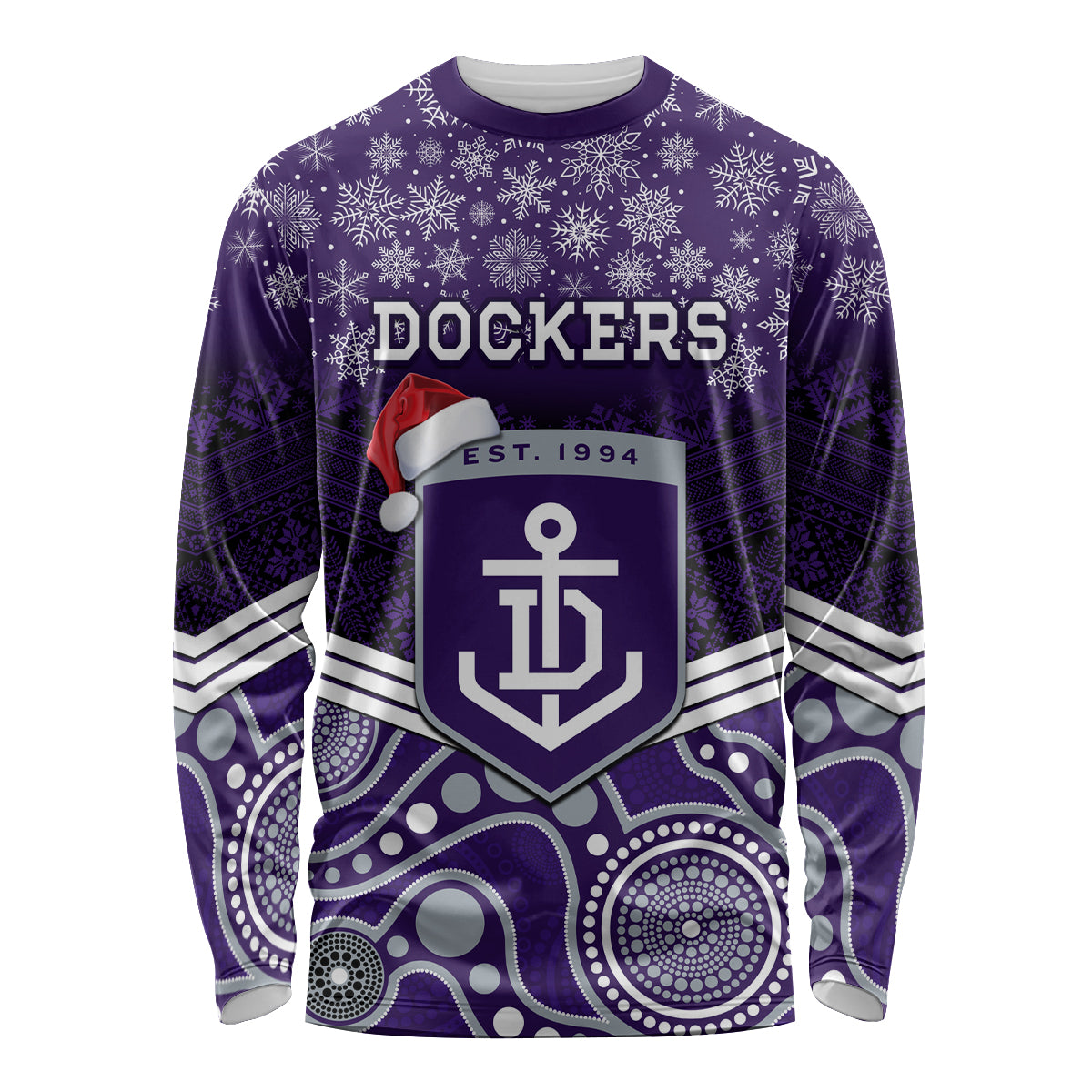 custom-dockers-football-christmas-long-sleeve-shirt-merry-xmas-2023-mix-aboriginal-art