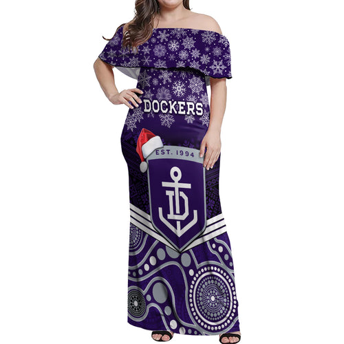 custom-dockers-football-christmas-off-shoulder-maxi-dress-merry-xmas-2023-mix-aboriginal-art