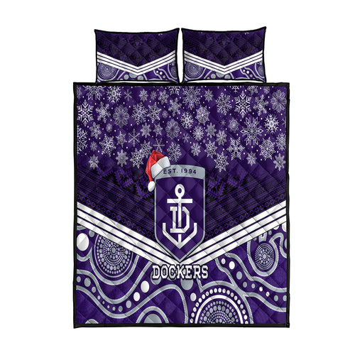 custom-dockers-football-christmas-quilt-bed-set-merry-xmas-2023-mix-aboriginal-art