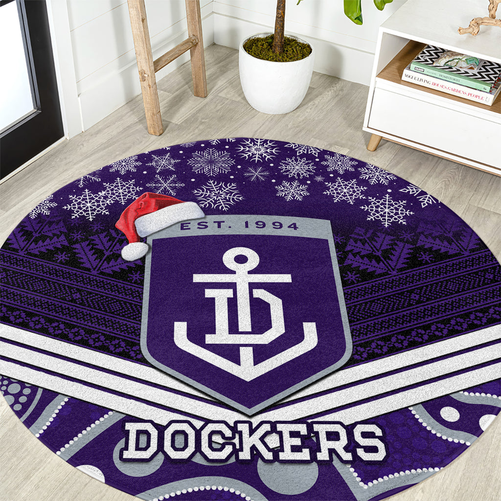 custom-dockers-football-christmas-round-carpet-merry-xmas-2023-mix-aboriginal-art