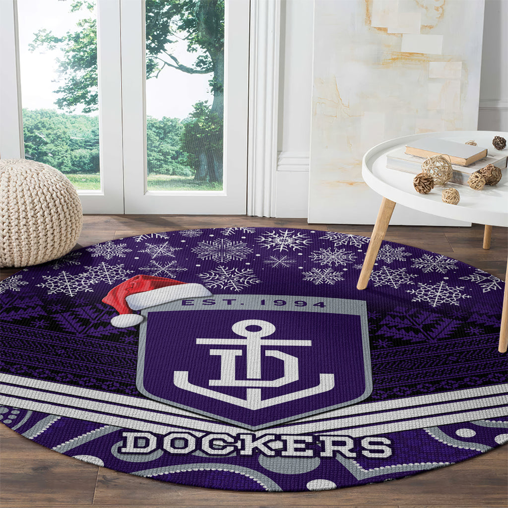 custom-dockers-football-christmas-round-carpet-merry-xmas-2023-mix-aboriginal-art