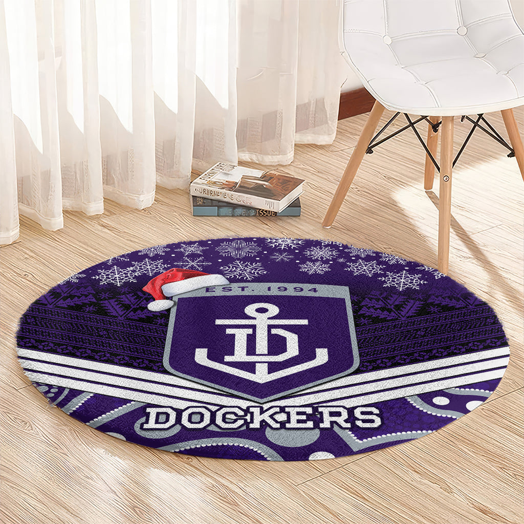 custom-dockers-football-christmas-round-carpet-merry-xmas-2023-mix-aboriginal-art