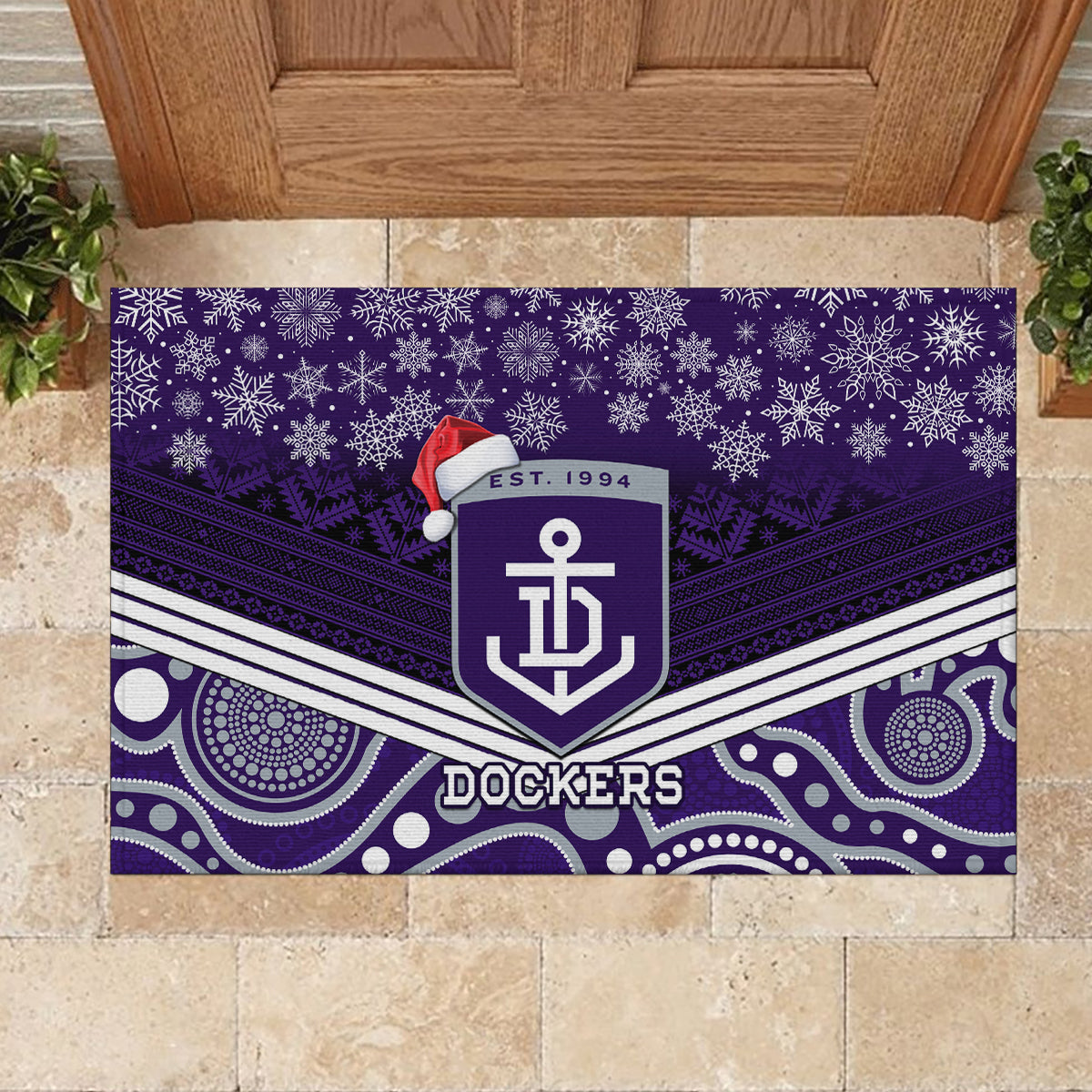 custom-dockers-football-christmas-rubber-doormat-merry-xmas-2023-mix-aboriginal-art