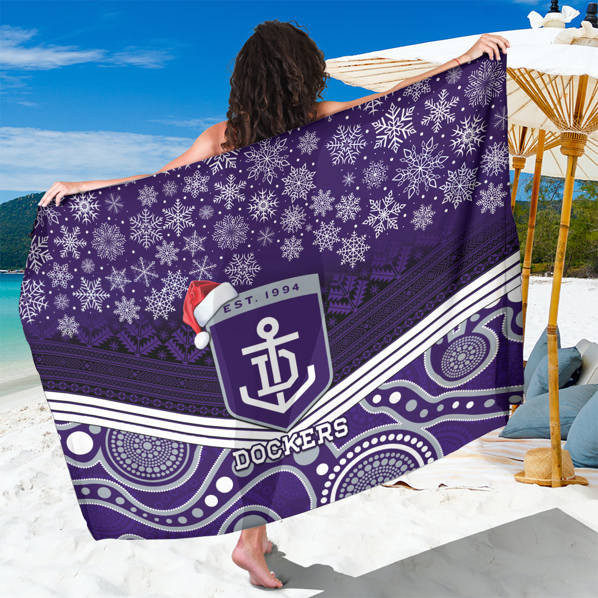custom-dockers-football-christmas-sarong-merry-xmas-2023-mix-aboriginal-art