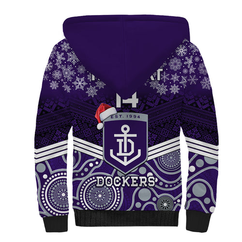 custom-dockers-football-christmas-sherpa-hoodie-merry-xmas-2023-mix-aboriginal-art