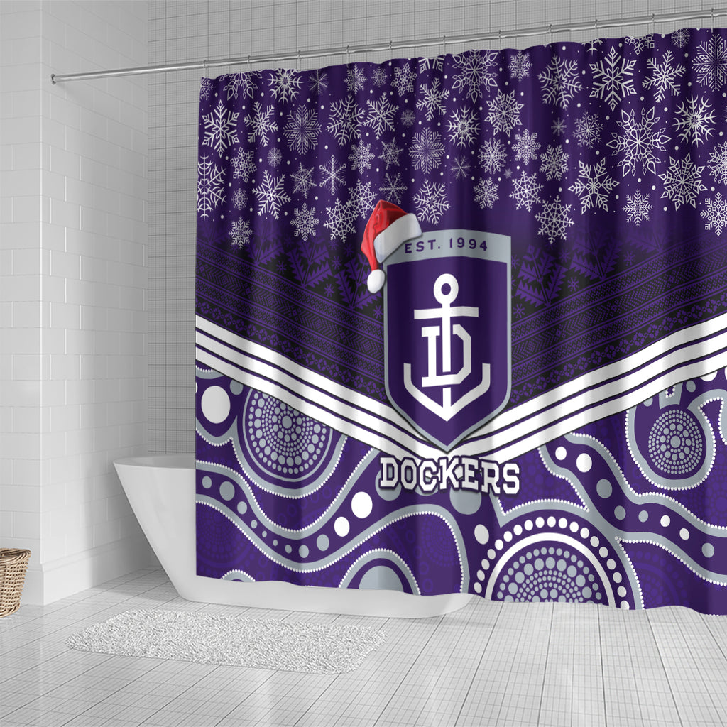 custom-dockers-football-christmas-shower-curtain-merry-xmas-2023-mix-aboriginal-art