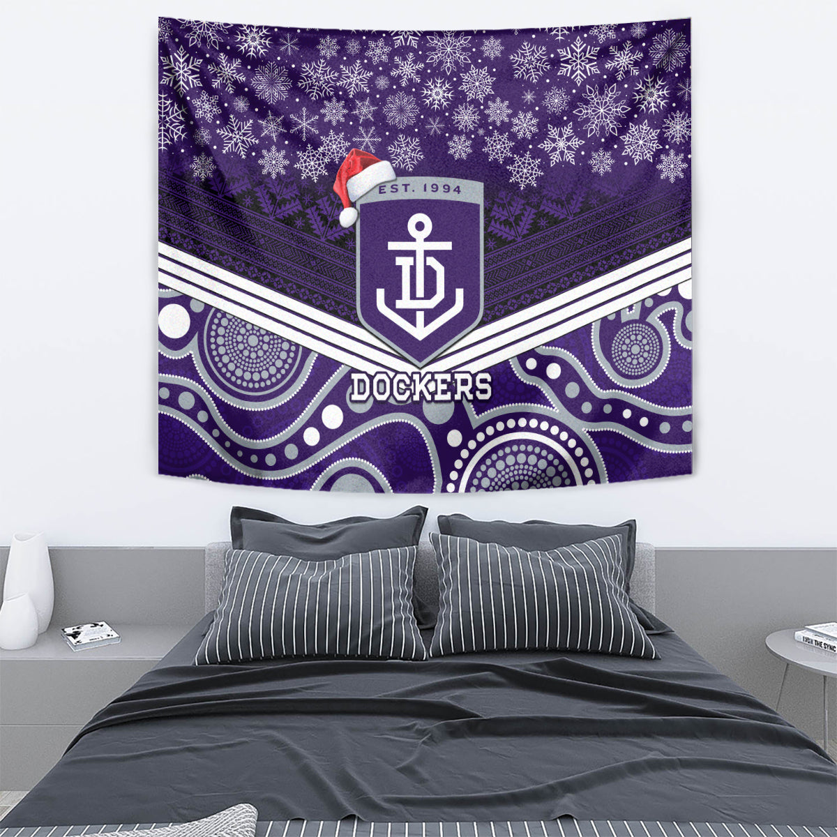 custom-dockers-football-christmas-tapestry-merry-xmas-2023-mix-aboriginal-art