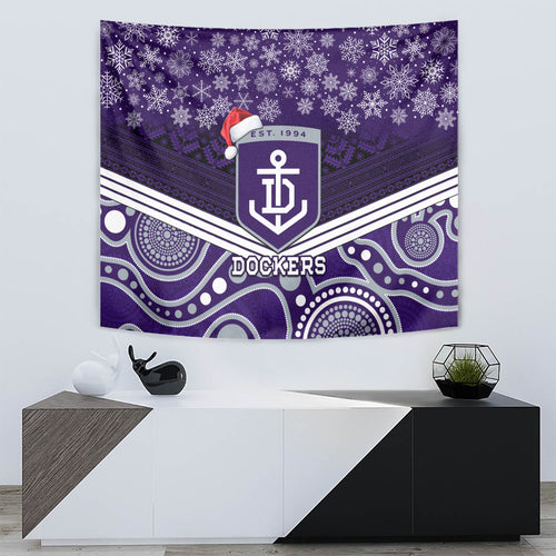 custom-dockers-football-christmas-tapestry-merry-xmas-2023-mix-aboriginal-art