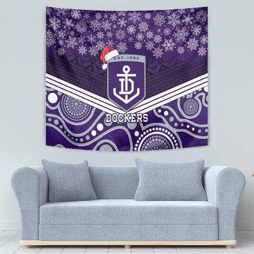 custom-dockers-football-christmas-tapestry-merry-xmas-2023-mix-aboriginal-art