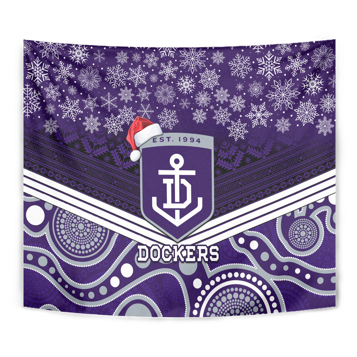 custom-dockers-football-christmas-tapestry-merry-xmas-2023-mix-aboriginal-art