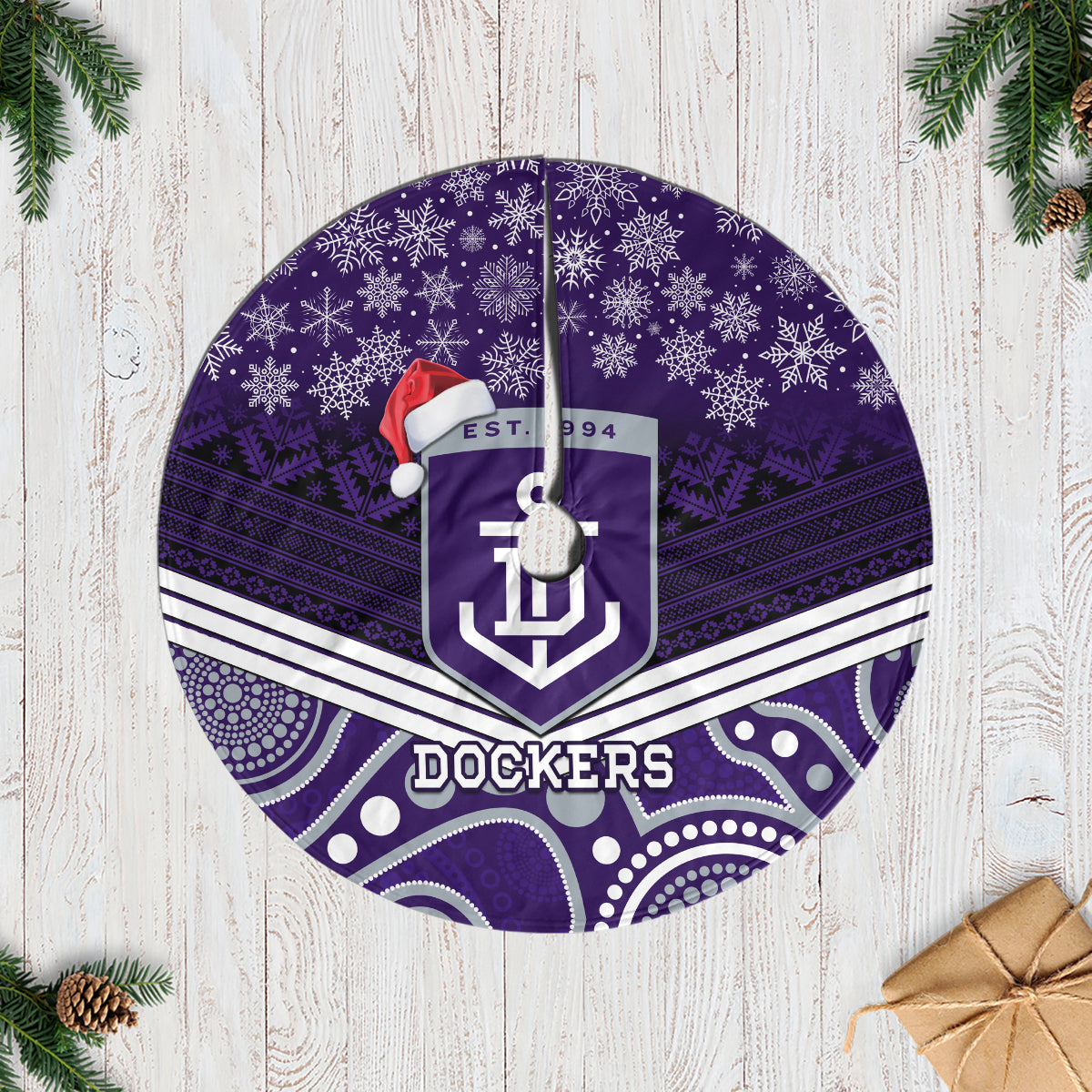dockers-football-christmas-tree-skirt-merry-xmas-2023-mix-aboriginal-art
