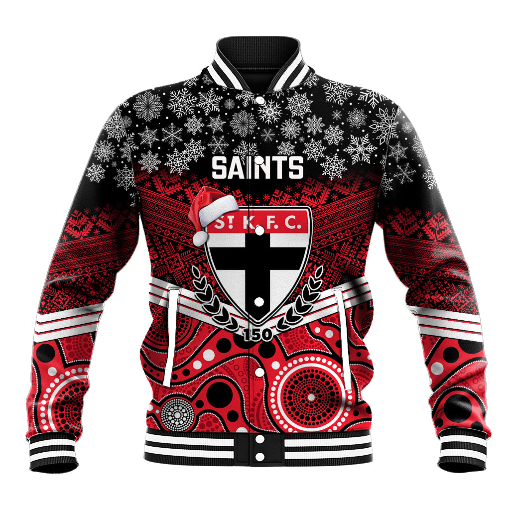 custom-st-kilda-football-christmas-baseball-jacket-merry-xmas-2023-mix-aboriginal-art