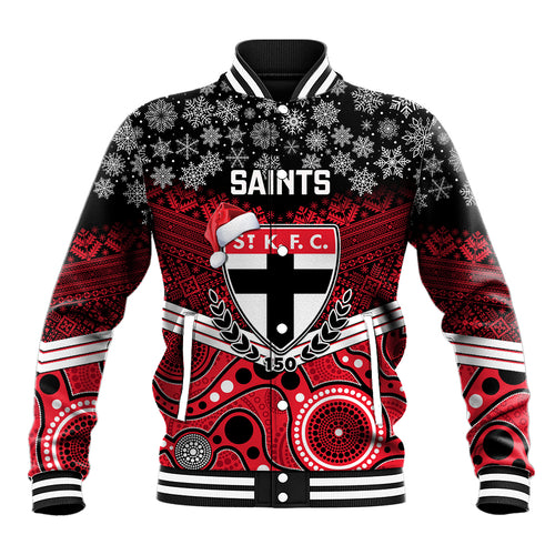 custom-st-kilda-football-christmas-baseball-jacket-merry-xmas-2023-mix-aboriginal-art
