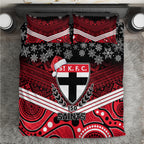 custom-st-kilda-football-christmas-bedding-set-merry-xmas-2023-mix-aboriginal-art