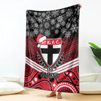 custom-st-kilda-football-christmas-blanket-merry-xmas-2023-mix-aboriginal-art