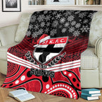 custom-st-kilda-football-christmas-blanket-merry-xmas-2023-mix-aboriginal-art