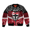 custom-st-kilda-football-christmas-bomber-jacket-merry-xmas-2023-mix-aboriginal-art