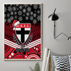 custom-st-kilda-football-christmas-canvas-wall-art-merry-xmas-2023-mix-aboriginal-art