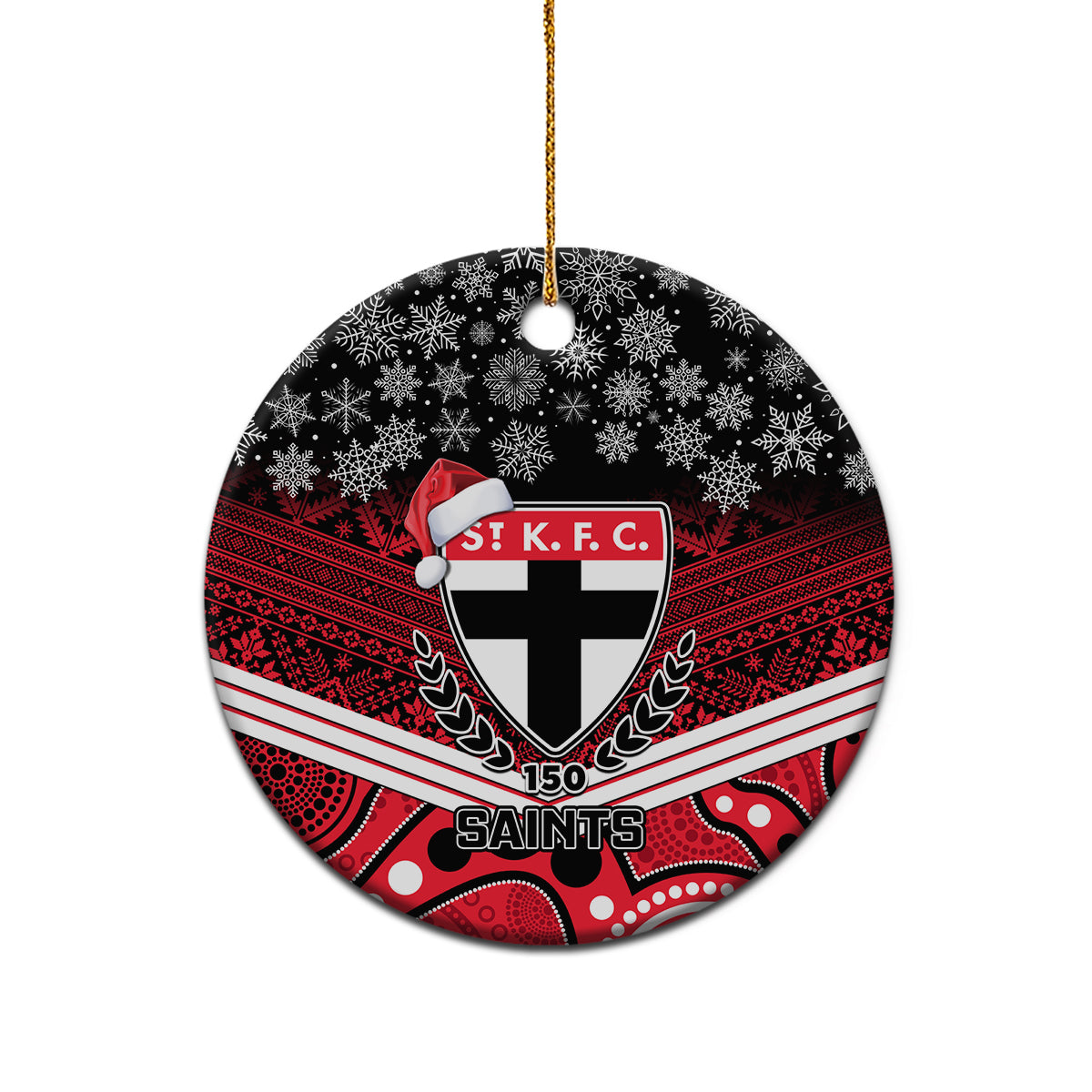 st-kilda-football-christmas-ceramic-ornament-merry-xmas-2023-mix-aboriginal-art