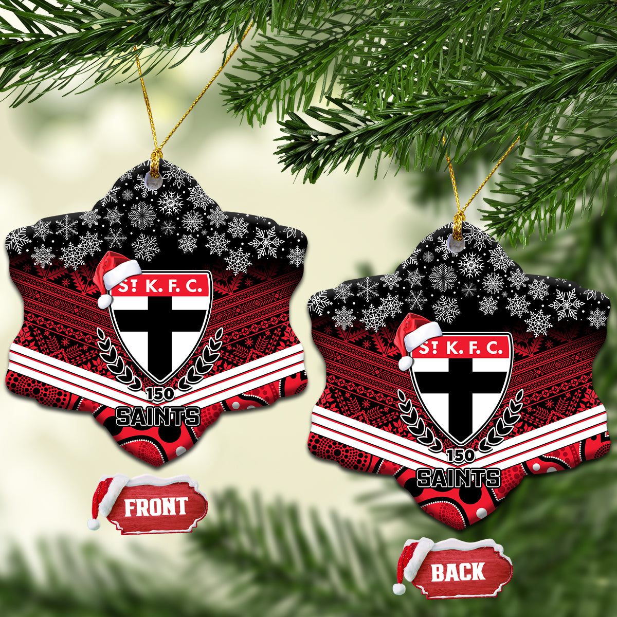 st-kilda-football-christmas-ceramic-ornament-merry-xmas-2023-mix-aboriginal-art