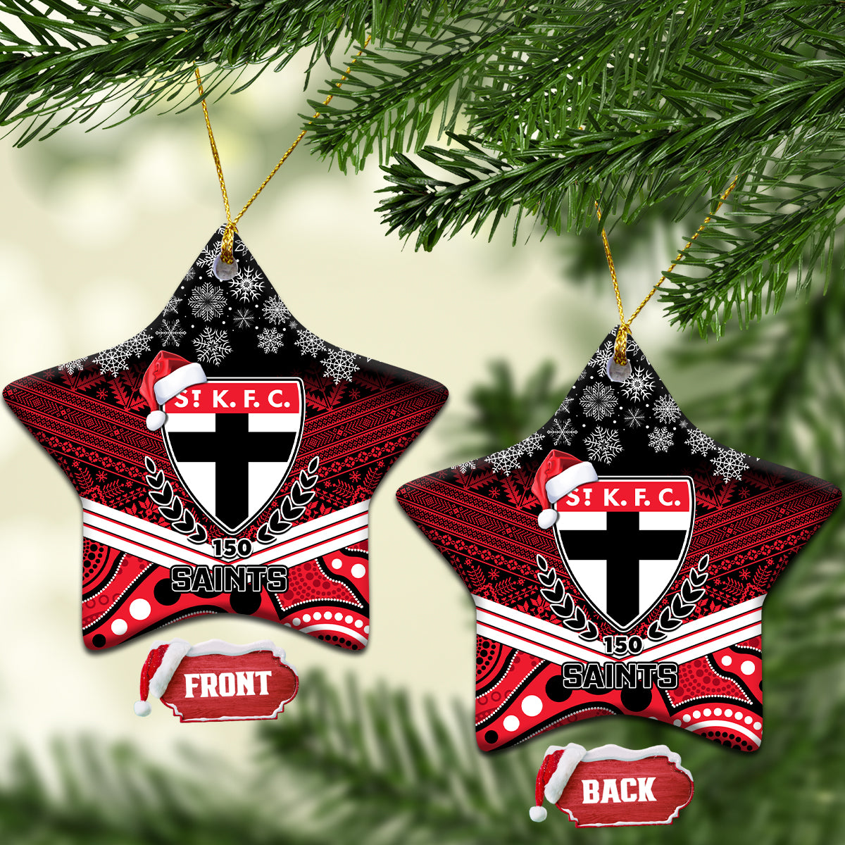 st-kilda-football-christmas-ceramic-ornament-merry-xmas-2023-mix-aboriginal-art