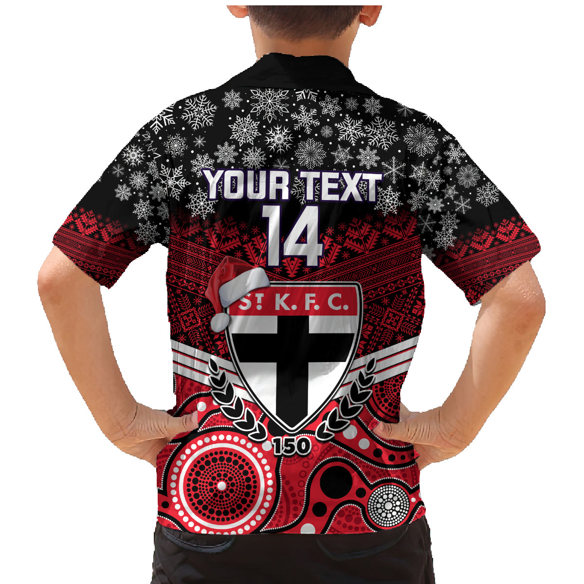 custom-st-kilda-football-christmas-family-matching-mermaid-dress-and-hawaiian-shirt-merry-xmas-2023-mix-aboriginal-art