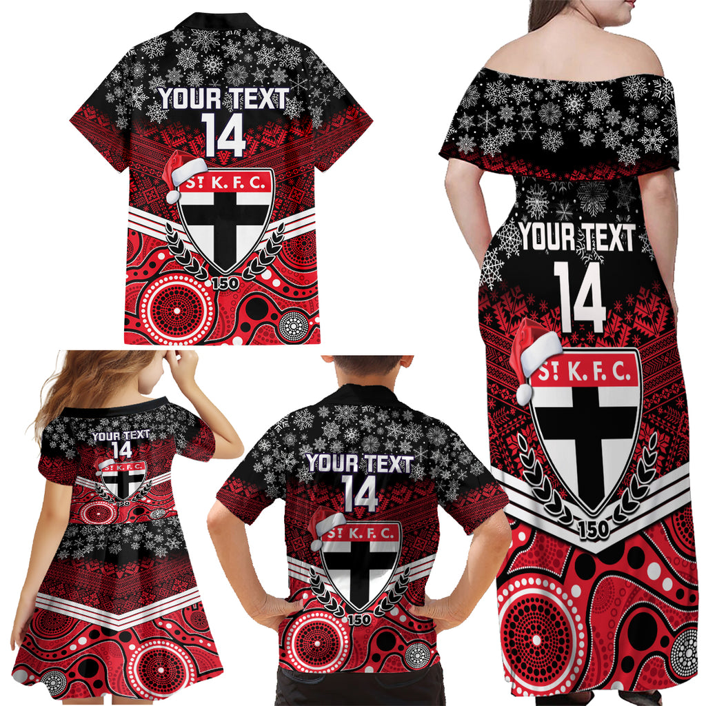 custom-st-kilda-football-christmas-family-matching-off-shoulder-maxi-dress-and-hawaiian-shirt-merry-xmas-2023-mix-aboriginal-art