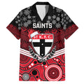 custom-st-kilda-football-christmas-family-matching-off-shoulder-short-dress-and-hawaiian-shirt-merry-xmas-2023-mix-aboriginal-art