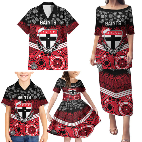 custom-st-kilda-football-christmas-family-matching-puletasi-dress-and-hawaiian-shirt-merry-xmas-2023-mix-aboriginal-art