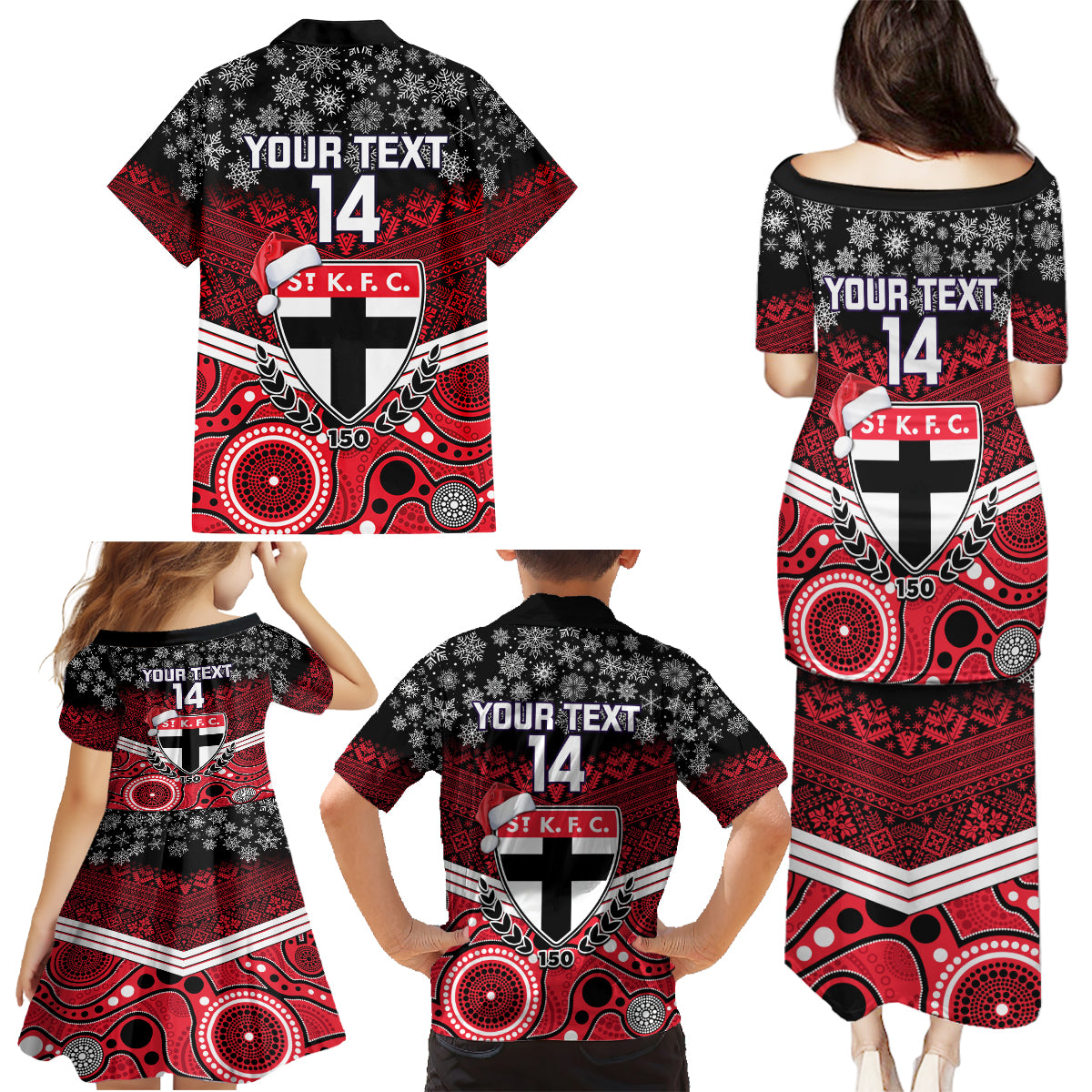 custom-st-kilda-football-christmas-family-matching-puletasi-dress-and-hawaiian-shirt-merry-xmas-2023-mix-aboriginal-art