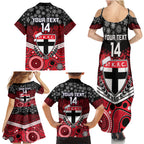 custom-st-kilda-football-christmas-family-matching-summer-maxi-dress-and-hawaiian-shirt-merry-xmas-2023-mix-aboriginal-art