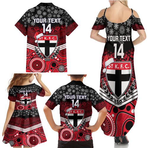custom-st-kilda-football-christmas-family-matching-summer-maxi-dress-and-hawaiian-shirt-merry-xmas-2023-mix-aboriginal-art