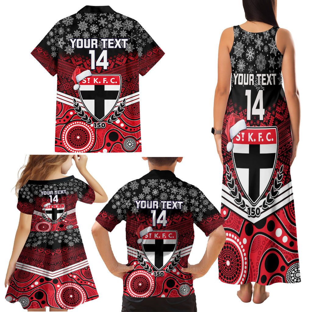 custom-st-kilda-football-christmas-family-matching-tank-maxi-dress-and-hawaiian-shirt-merry-xmas-2023-mix-aboriginal-art
