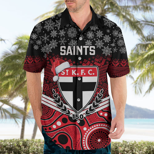 custom-st-kilda-football-christmas-hawaiian-shirt-merry-xmas-2023-mix-aboriginal-art