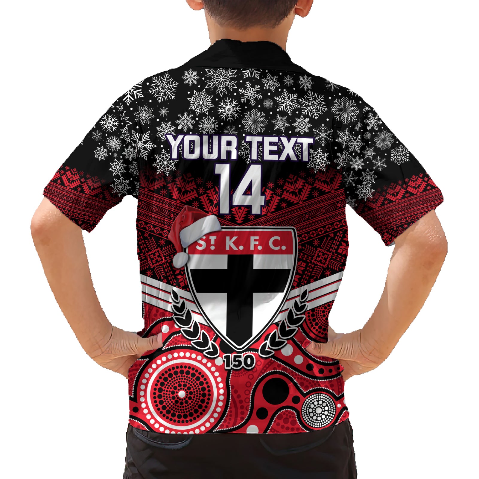 custom-st-kilda-football-christmas-hawaiian-shirt-merry-xmas-2023-mix-aboriginal-art