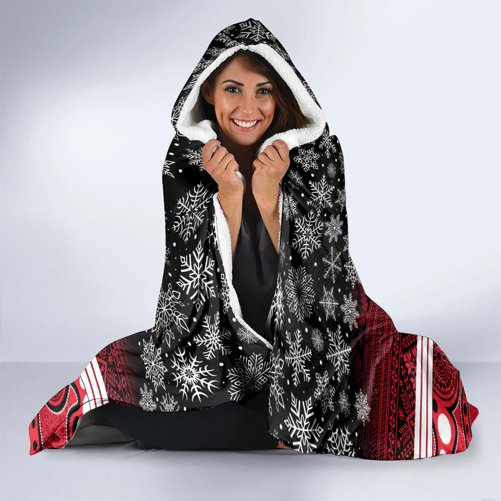 custom-st-kilda-football-christmas-hooded-blanket-merry-xmas-2023-mix-aboriginal-art