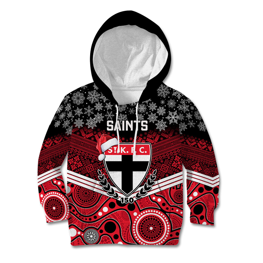 custom-st-kilda-football-christmas-kid-hoodie-merry-xmas-2023-mix-aboriginal-art