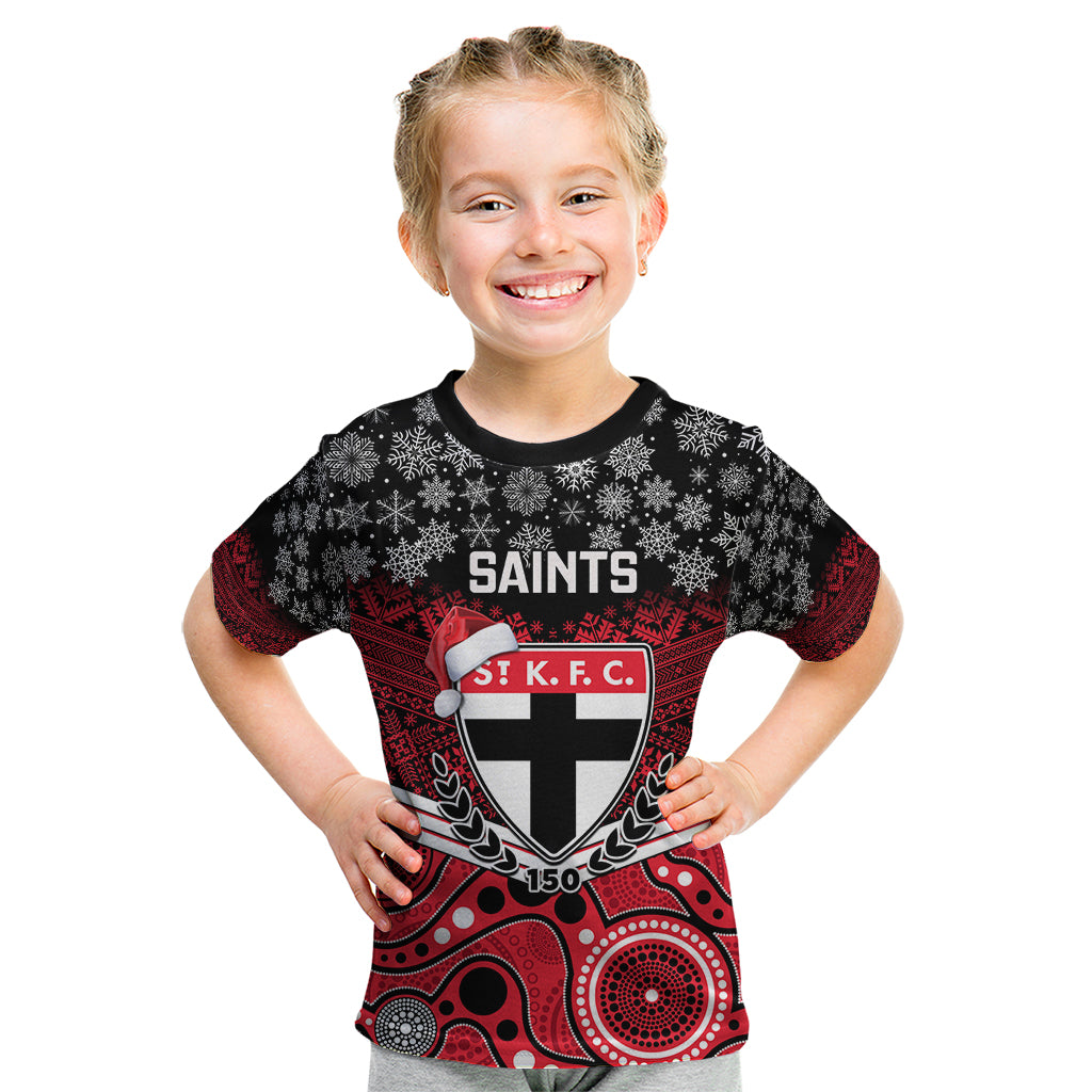 custom-st-kilda-football-christmas-kid-t-shirt-merry-xmas-2023-mix-aboriginal-art
